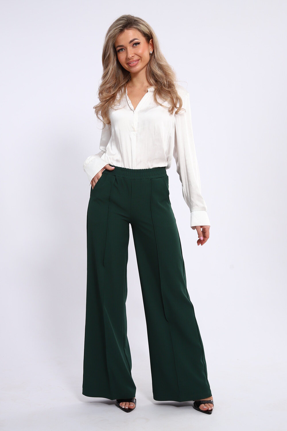 Натали Брюки 578663 20683 зеленый