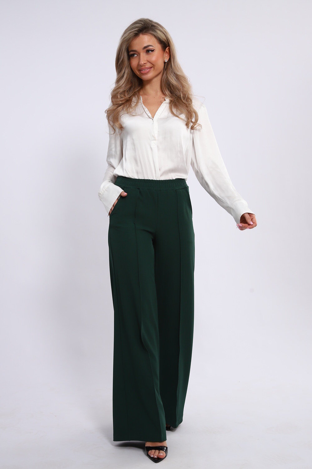 Натали Брюки 578663 20683 зеленый