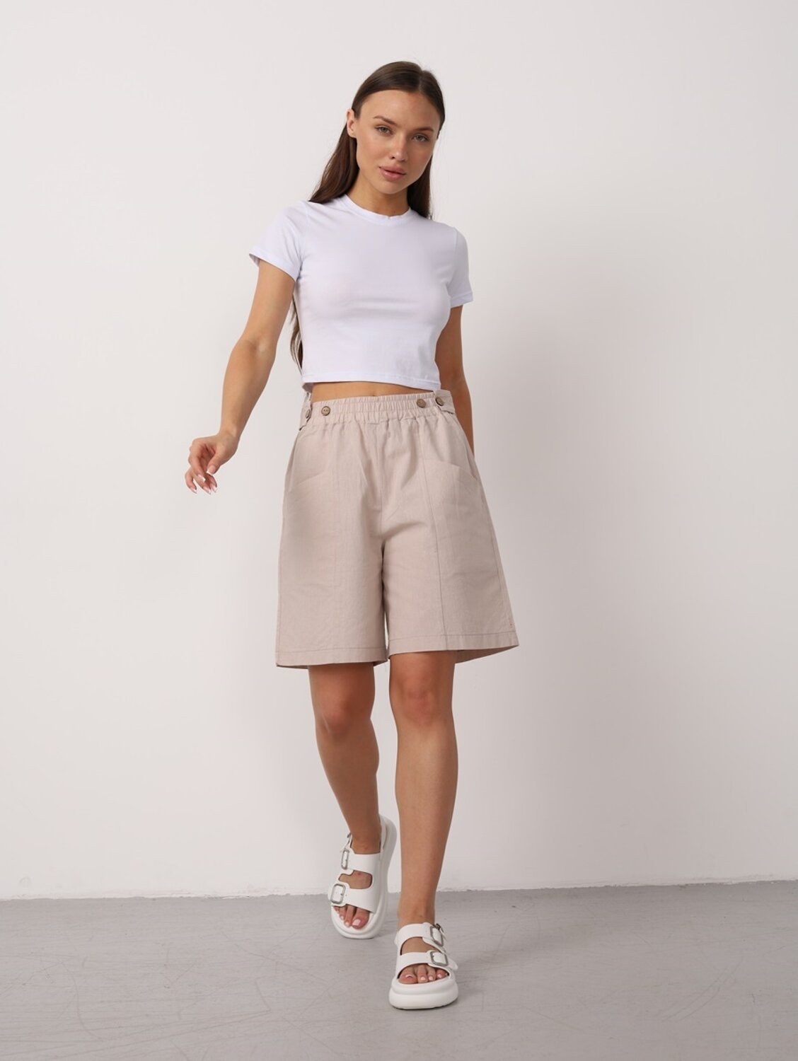 Натали Шорты 578667 20681 Лён