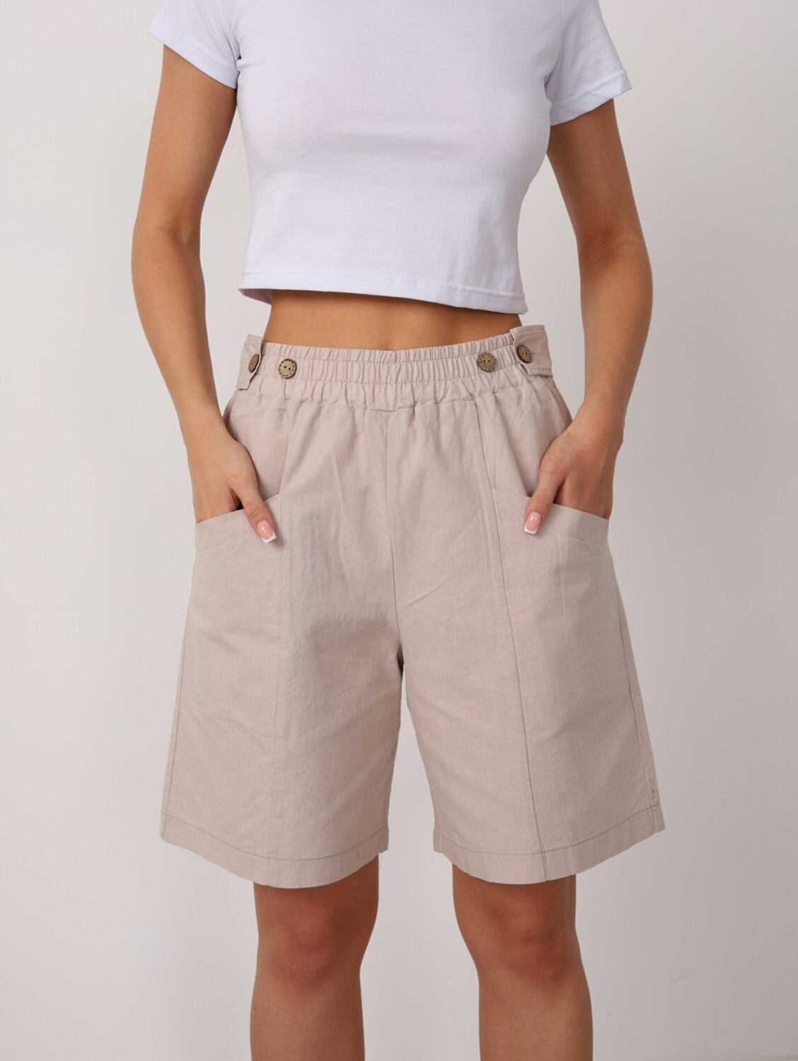 Натали Шорты 578667 20681 Лён