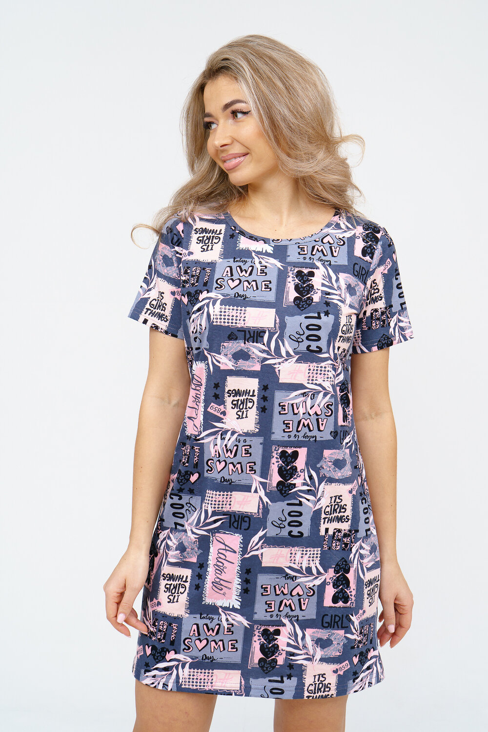 Натали Туника 578668 36924 серый