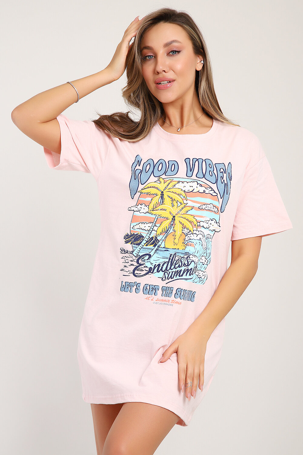 Натали Туника 578677 21091 персиковый