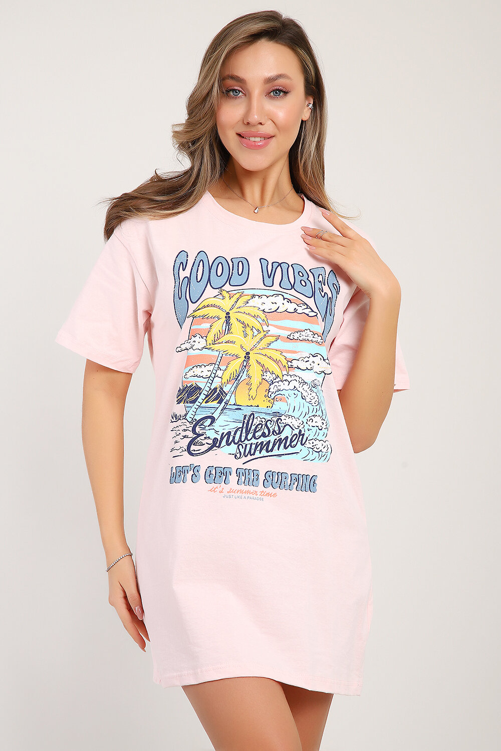 Натали Туника 578677 21091 персиковый