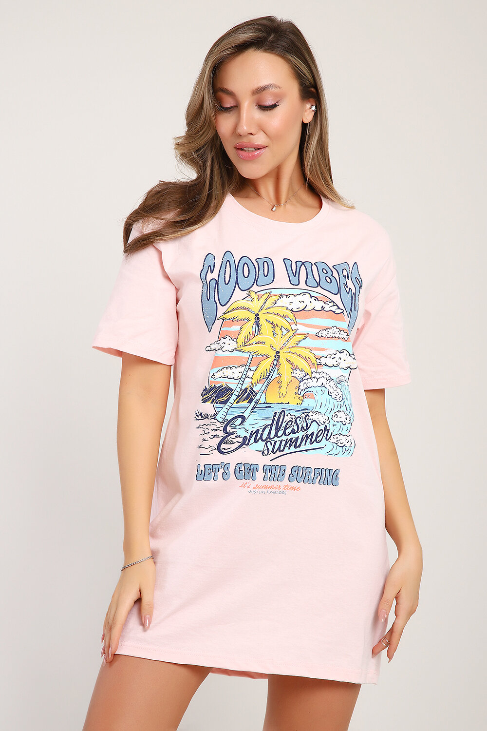 Натали Туника 578677 21091 персиковый