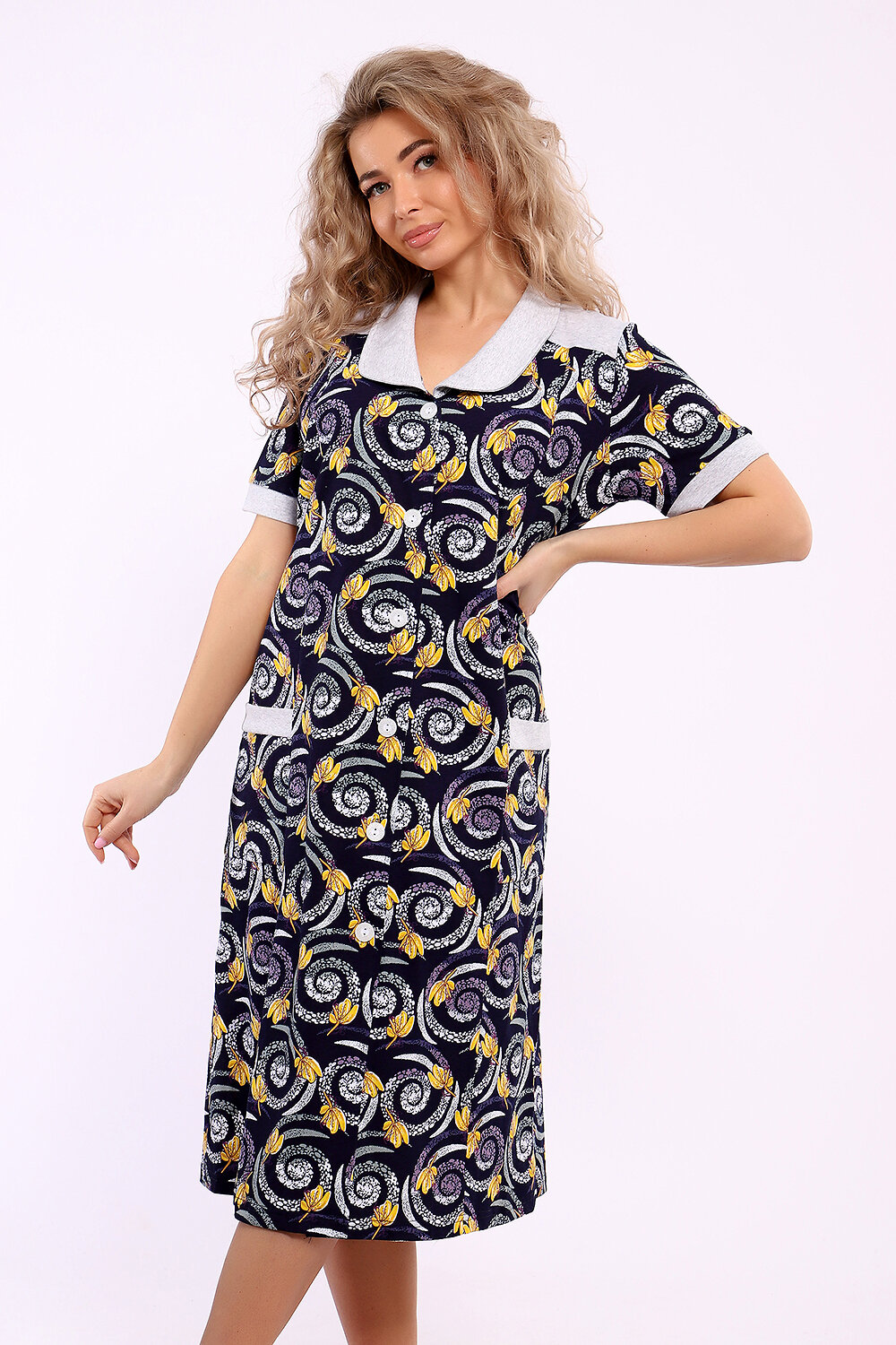 Натали Халат 578678 51170 фиолет