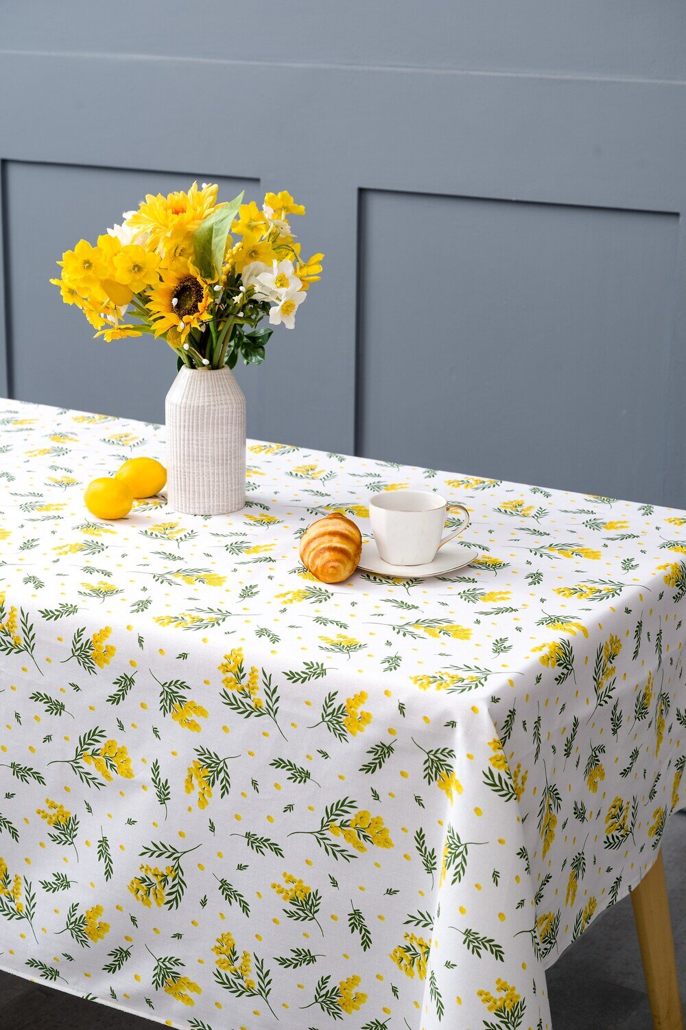 Натали Скатерть 578679 Мимоза скатерть на стол белый