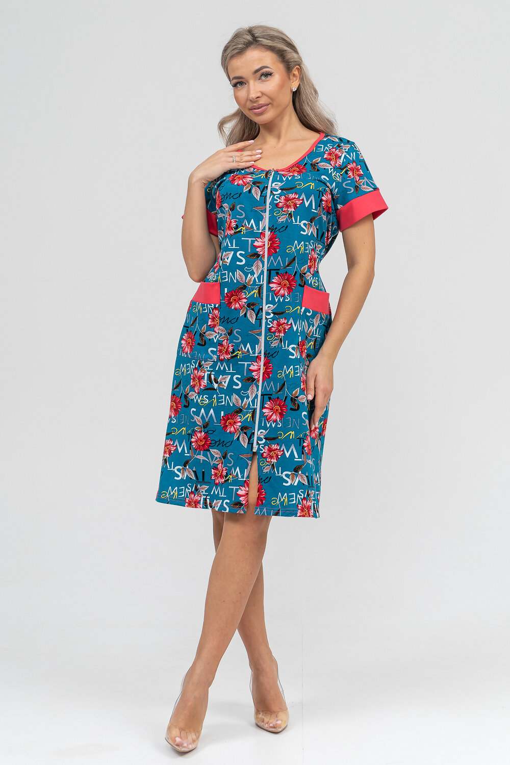 Натали Халат 578683 36915 бирюза