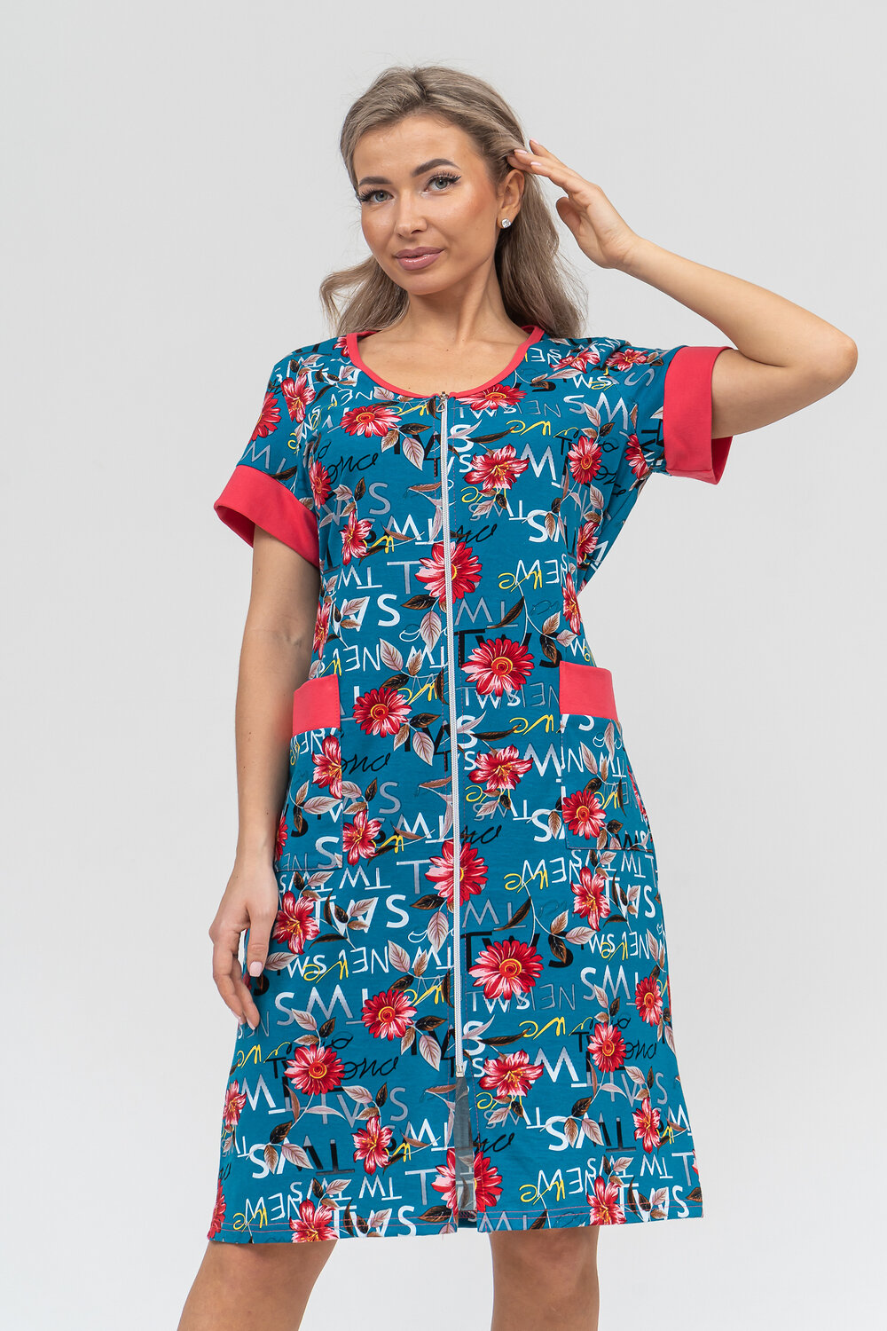 Натали Халат 578683 36915 бирюза