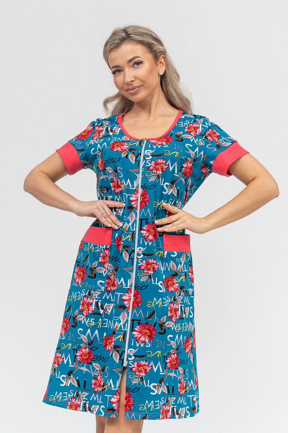 Натали Халат 578683 36915 бирюза