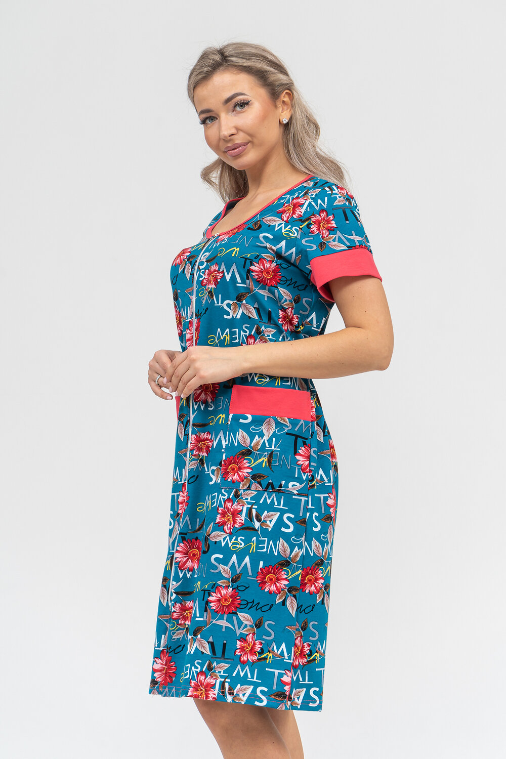 Натали Халат 578683 36915 бирюза