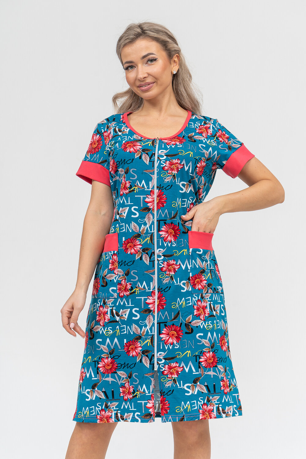 Натали Халат 578683 36915 бирюза