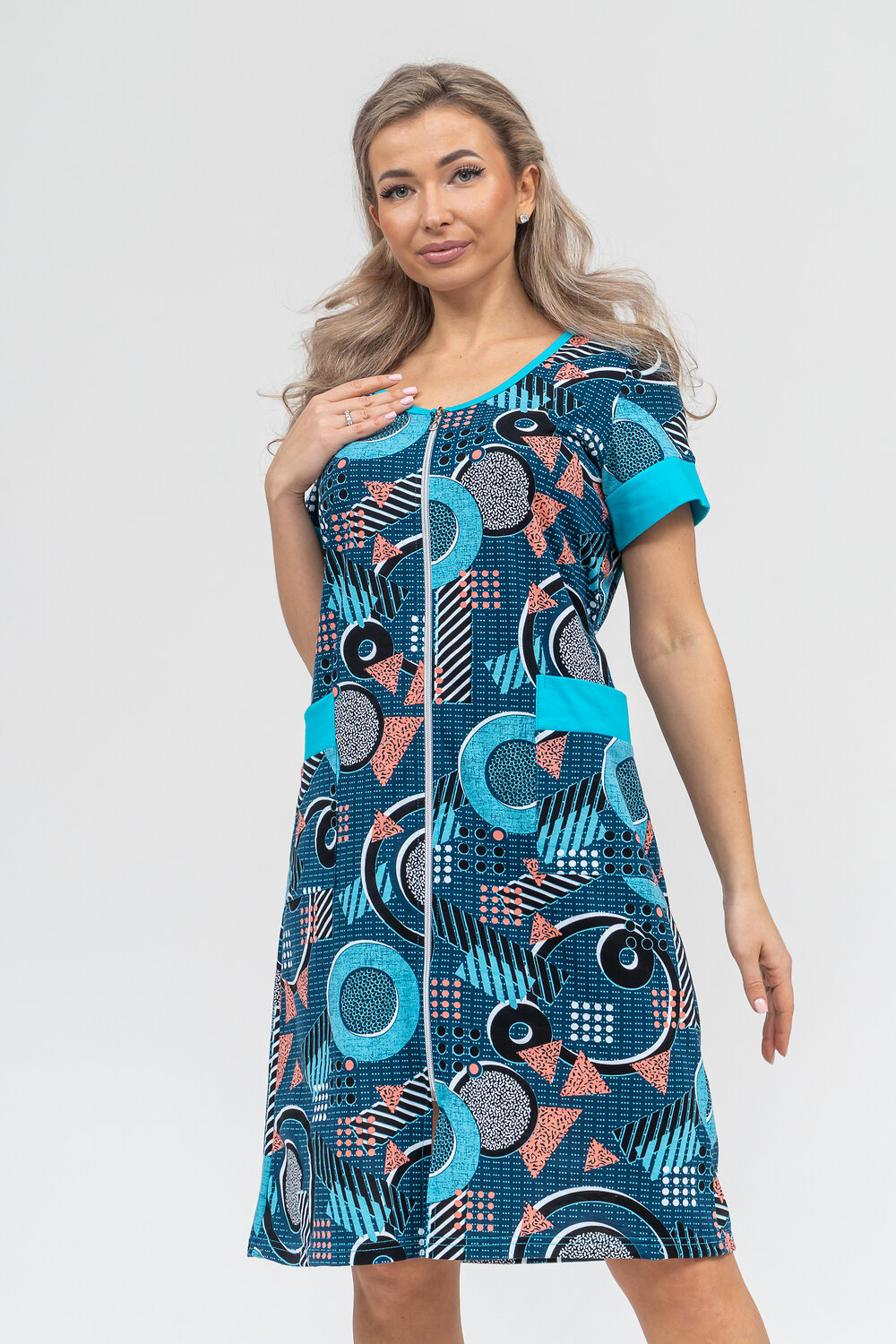 Натали Халат 578686 36914 бирюза