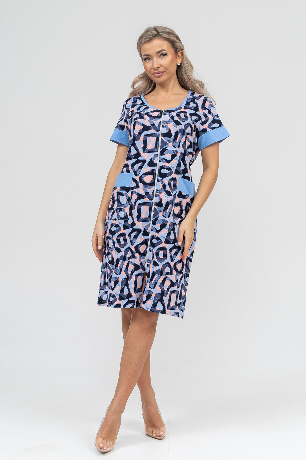 Натали Халат 578687 36913 голубой