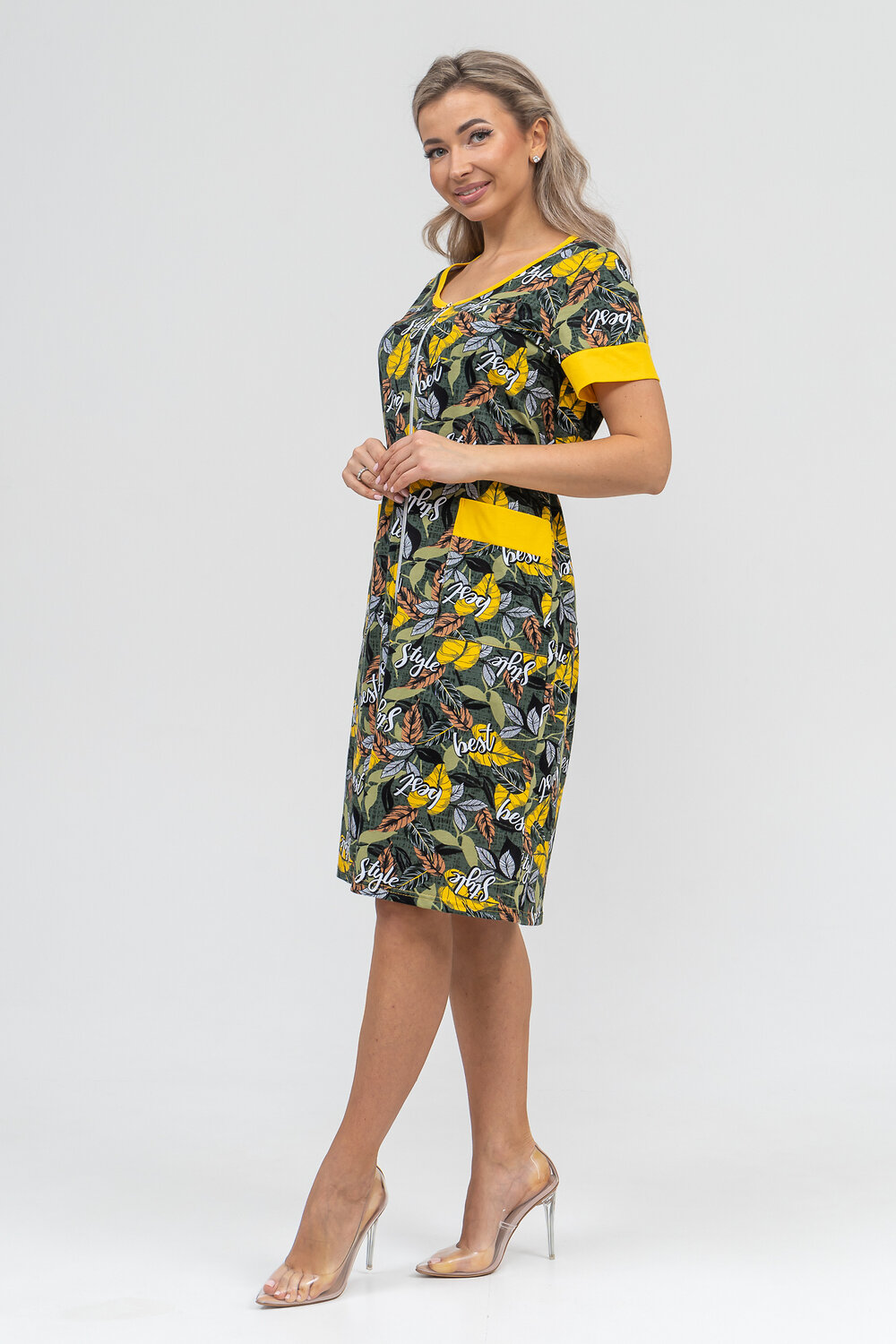 Натали Халат 578688 36912 желтый