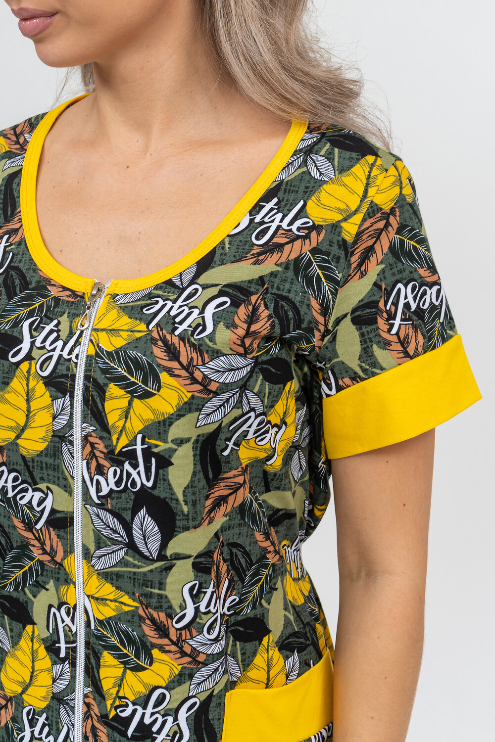 Натали Халат 578688 36912 желтый