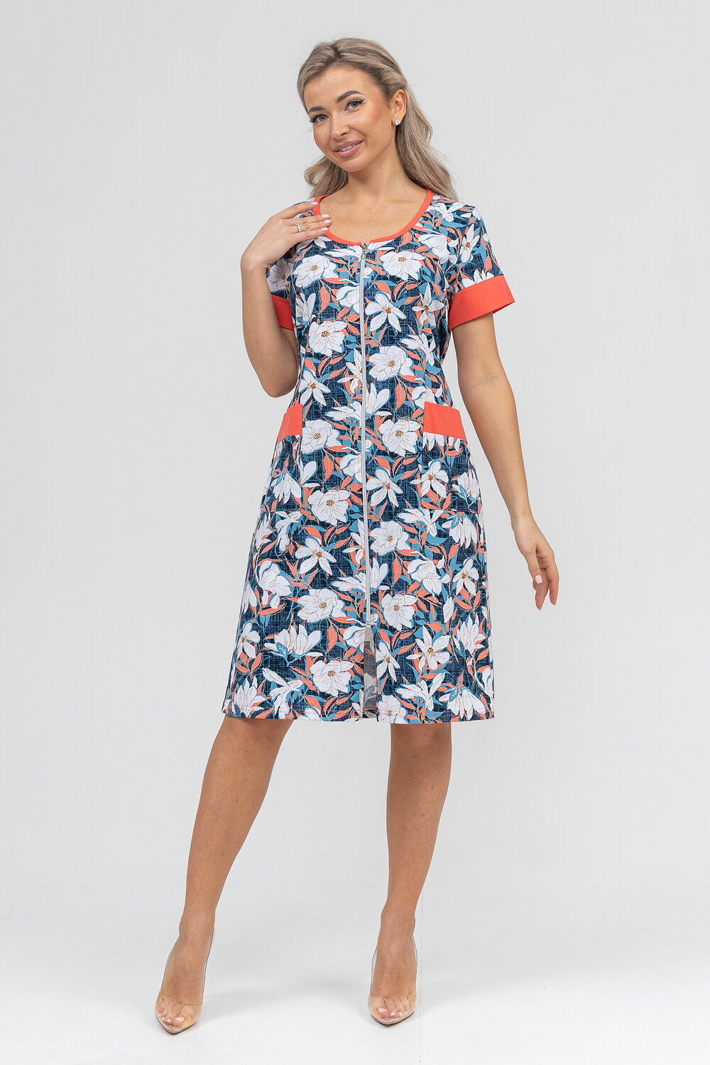 Натали Халат 578690 36911 синий