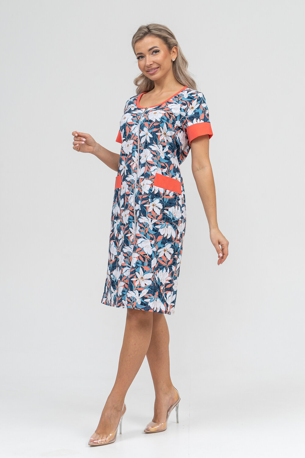 Натали Халат 578690 36911 синий