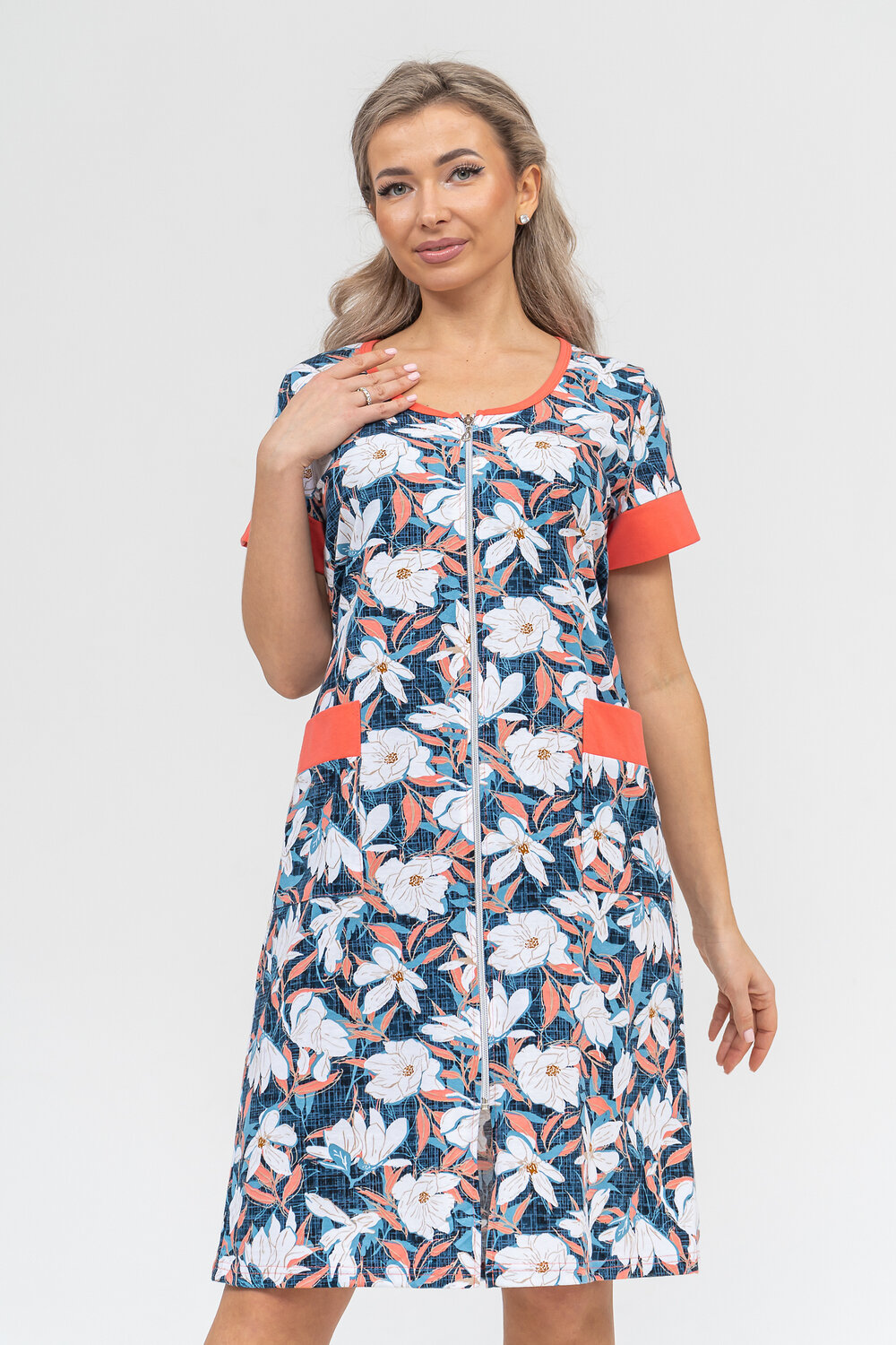 Натали Халат 578690 36911 синий