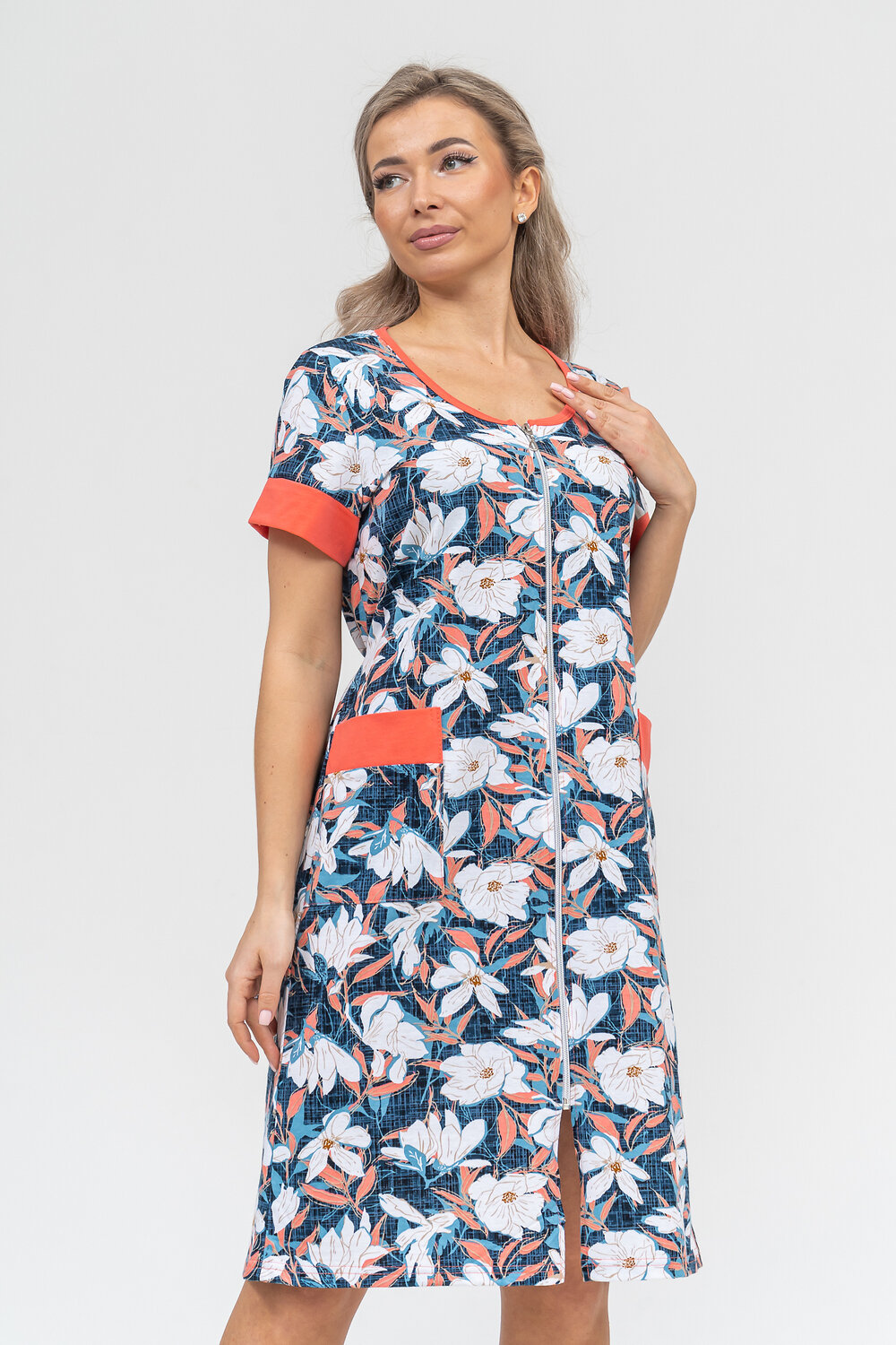 Натали Халат 578690 36911 синий