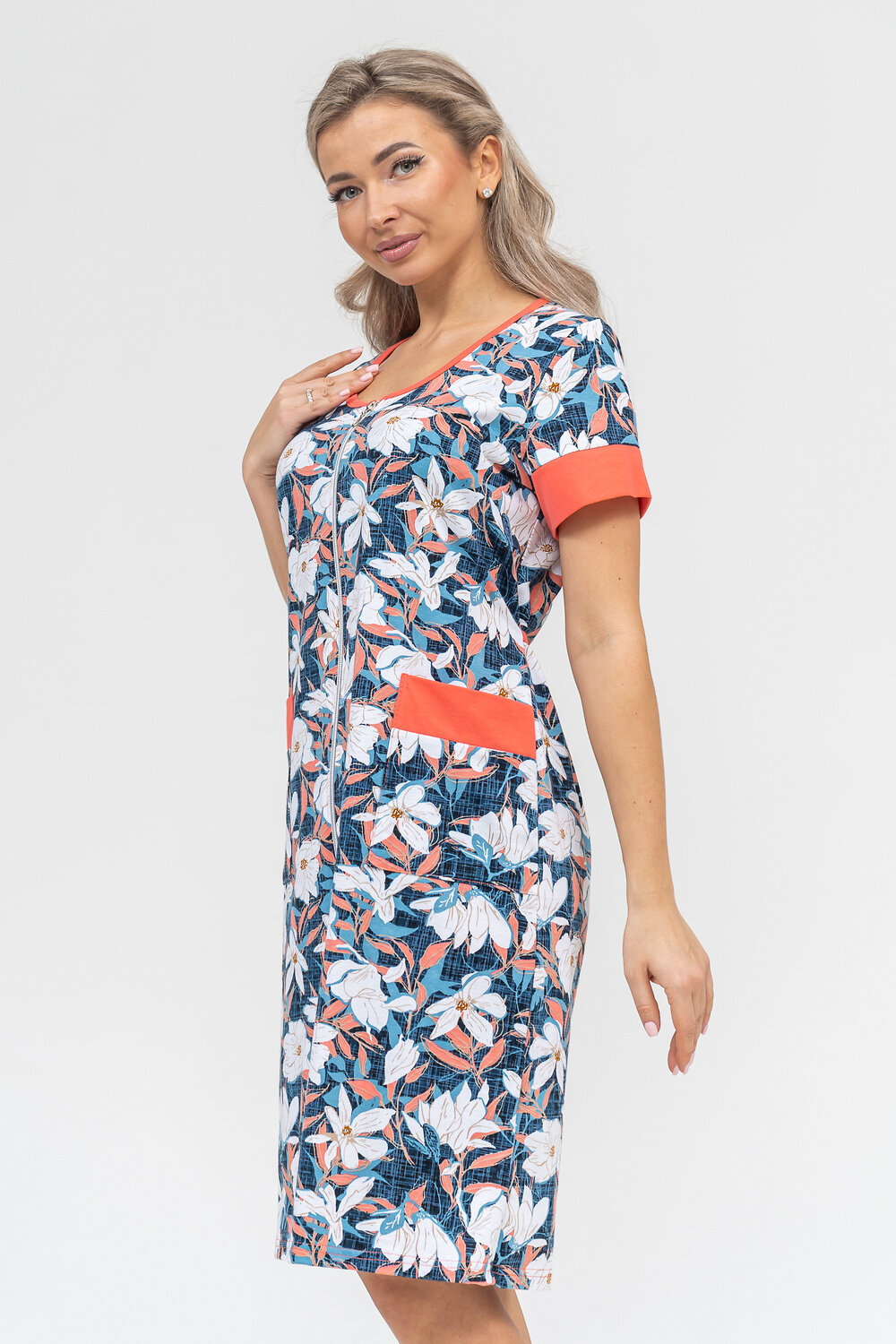 Натали Халат 578690 36911 синий