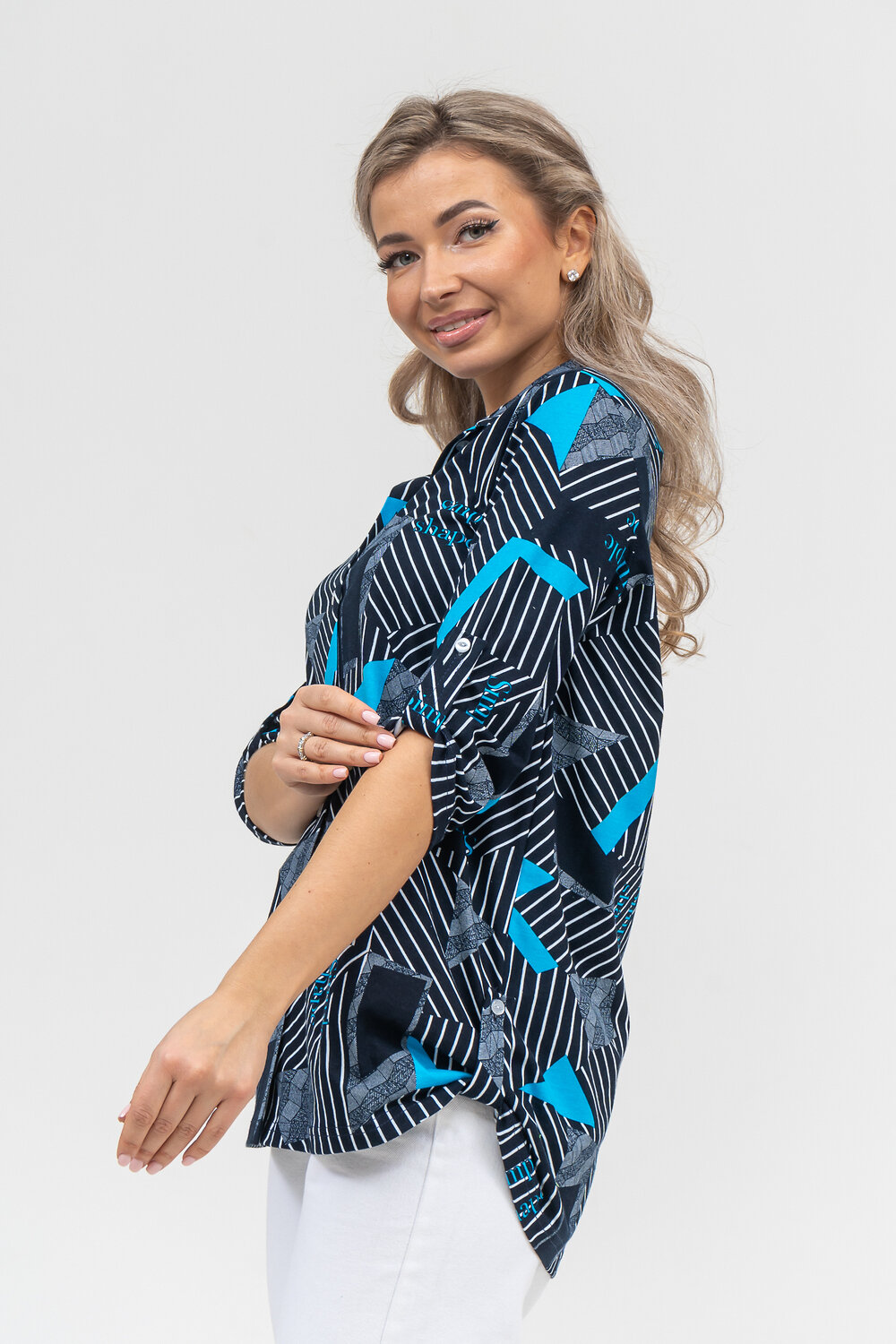 Натали Рубашка 578694 36903 синий