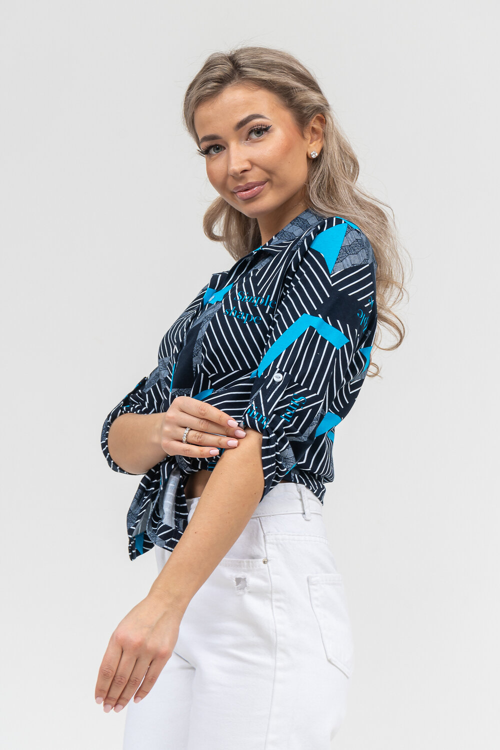 Натали Рубашка 578694 36903 синий