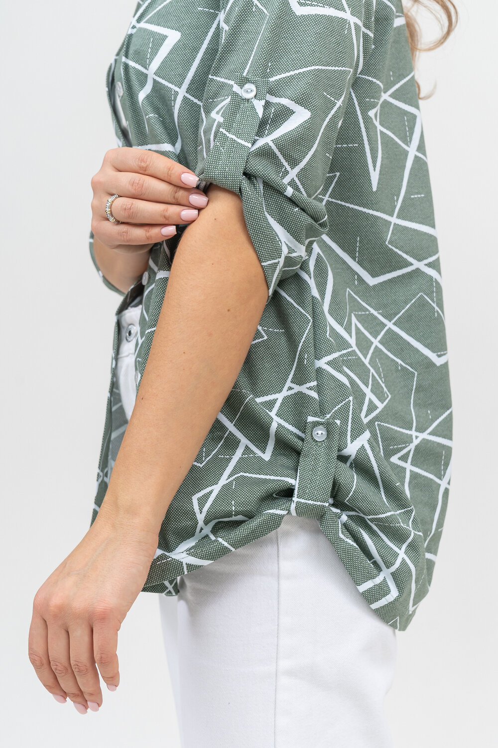 Натали Рубашка 578695 36905 хаки