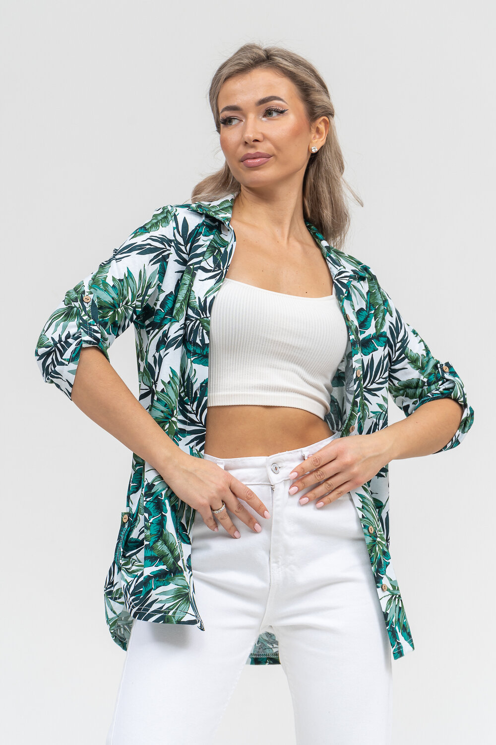 Натали Рубашка 578696 36904 изумруд