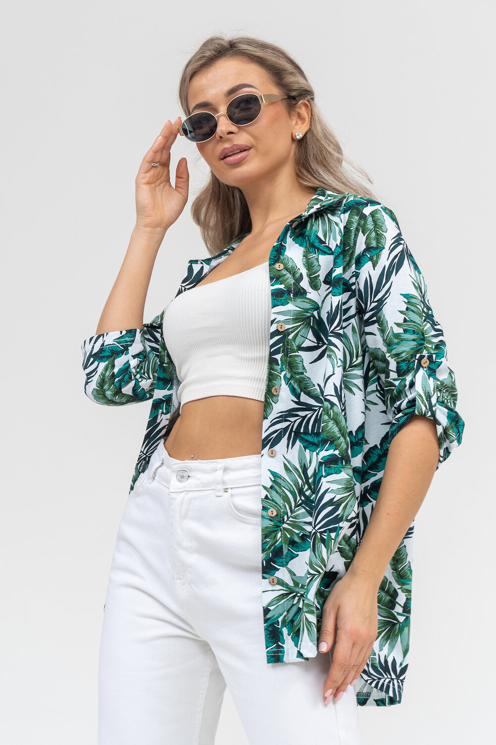 Натали Рубашка 578696 36904 изумруд