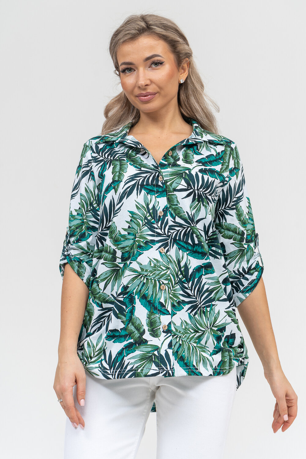 Натали Рубашка 578696 36904 изумруд