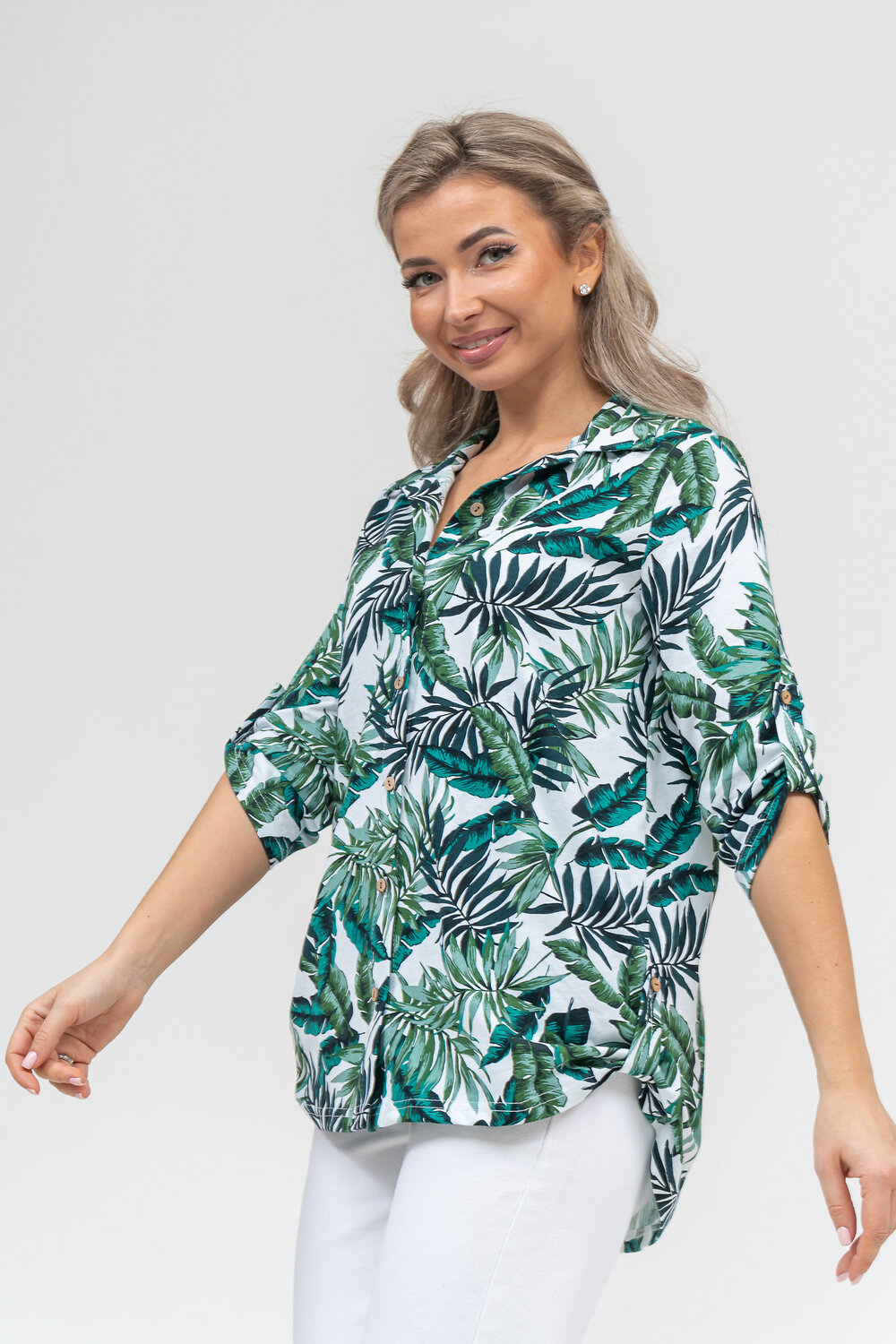 Натали Рубашка 578696 36904 изумруд