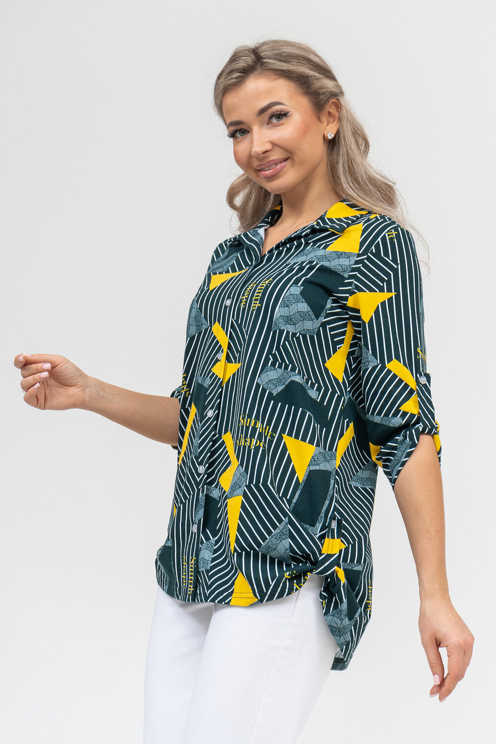 Натали Рубашка 578697 36903 зеленый