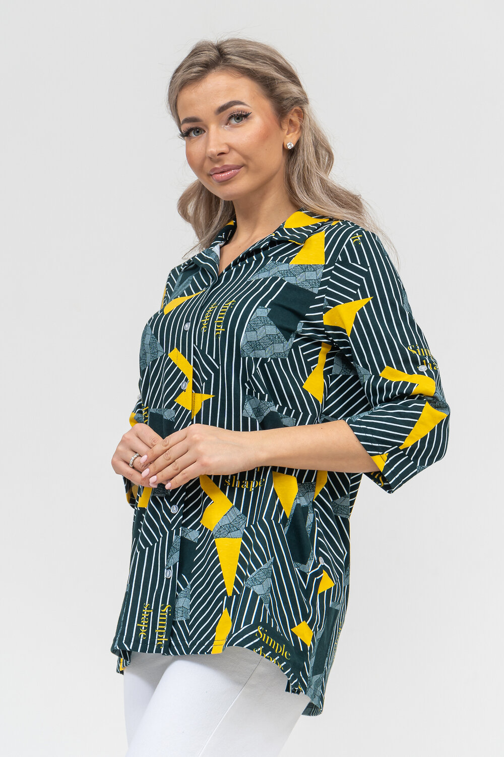 Натали Рубашка 578697 36903 зеленый