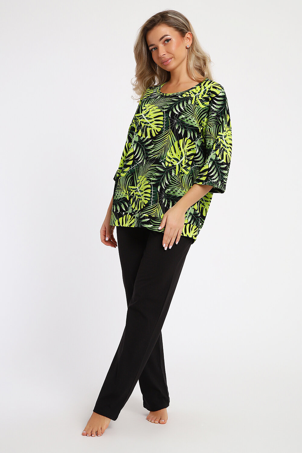 Натали Костюм 578699 51164 зеленый/листья