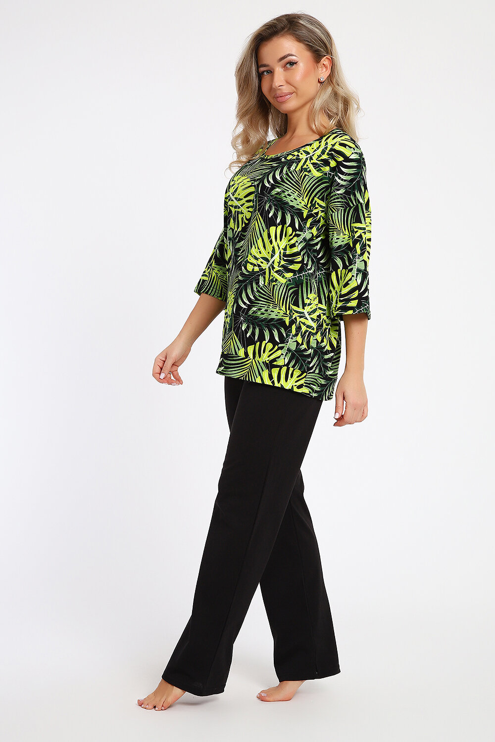 Натали Костюм 578699 51164 зеленый/листья