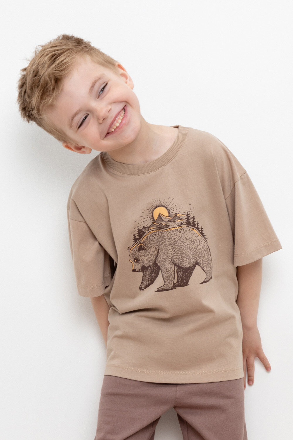 CROCKID Футболка 578716 КР 302193 бежевый