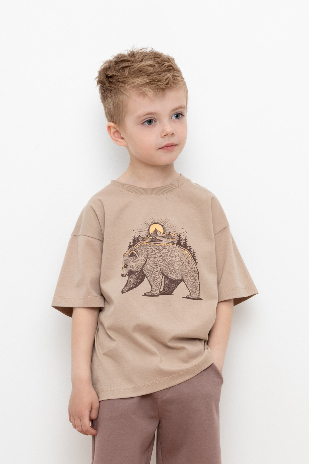 CROCKID Футболка 578716 КР 302193 бежевый