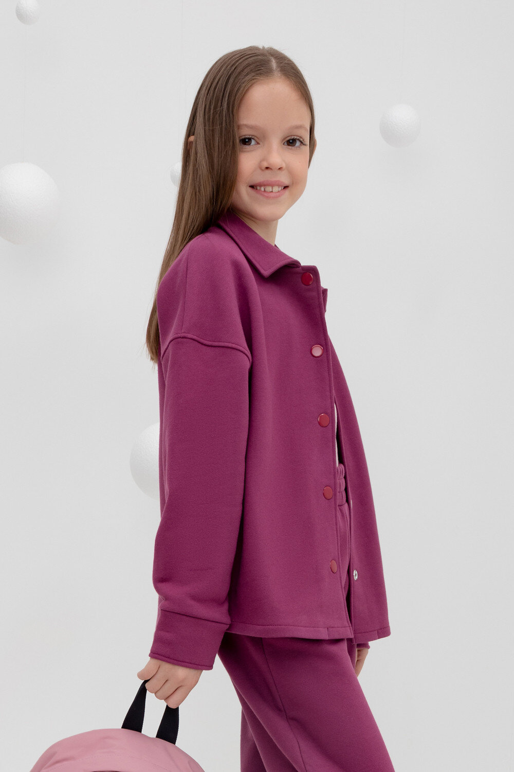 CROCKID Рубашка 578717 КР 302179 фиолетовый