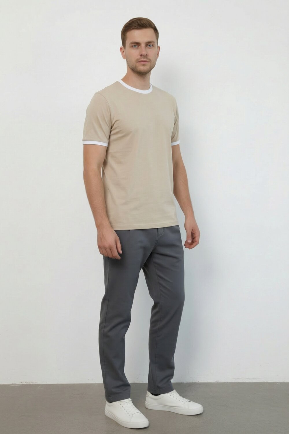 Натали Футболка 578745 14481 бежевый