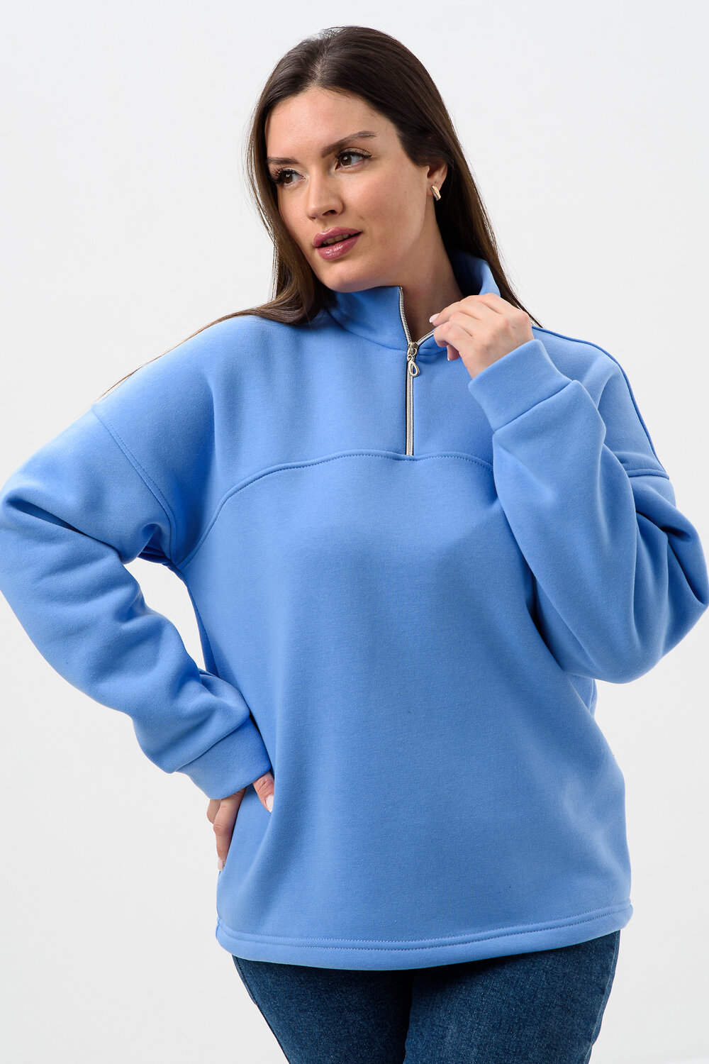 Натали Толстовка 578751 52446 голубой