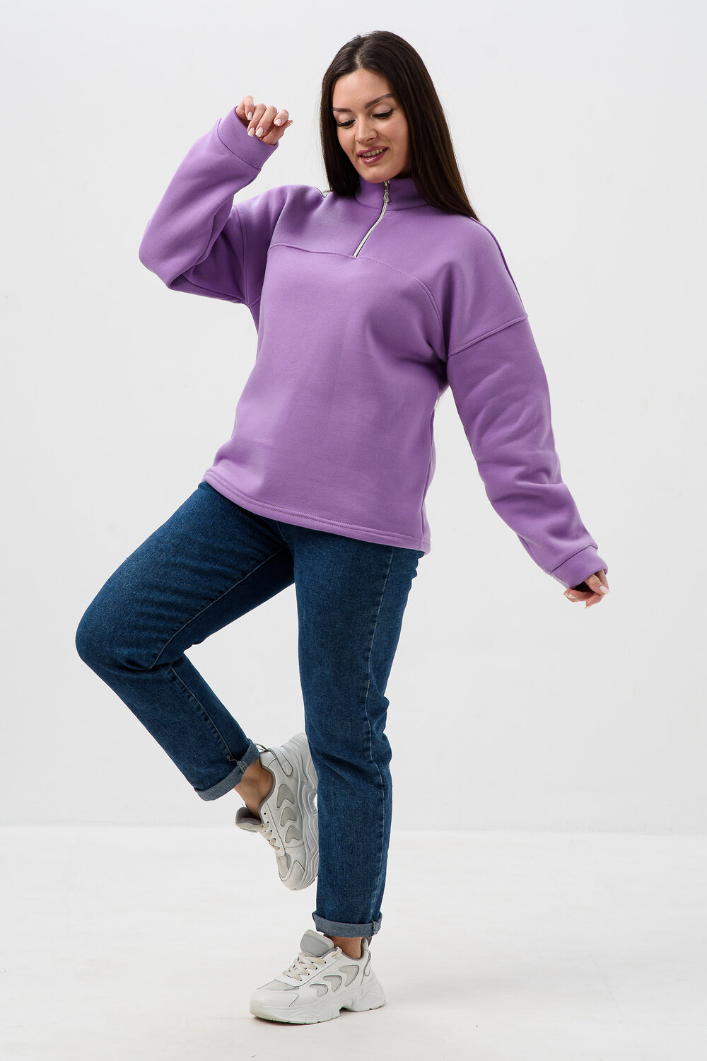Натали Толстовка 578752 52446 сиреневый