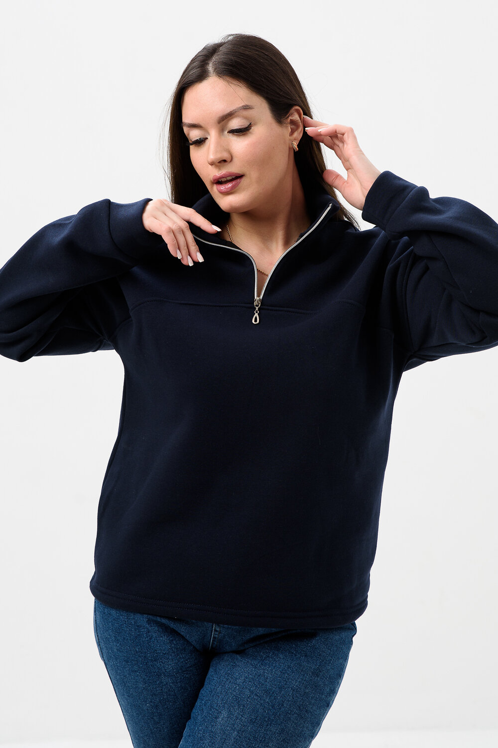 Натали Толстовка 578753 52446 темно-синий