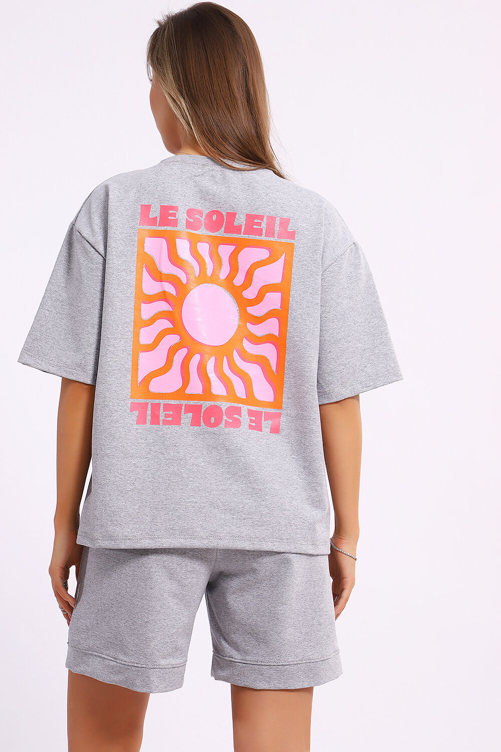 Натали Костюм 578756 21069 серый меланж