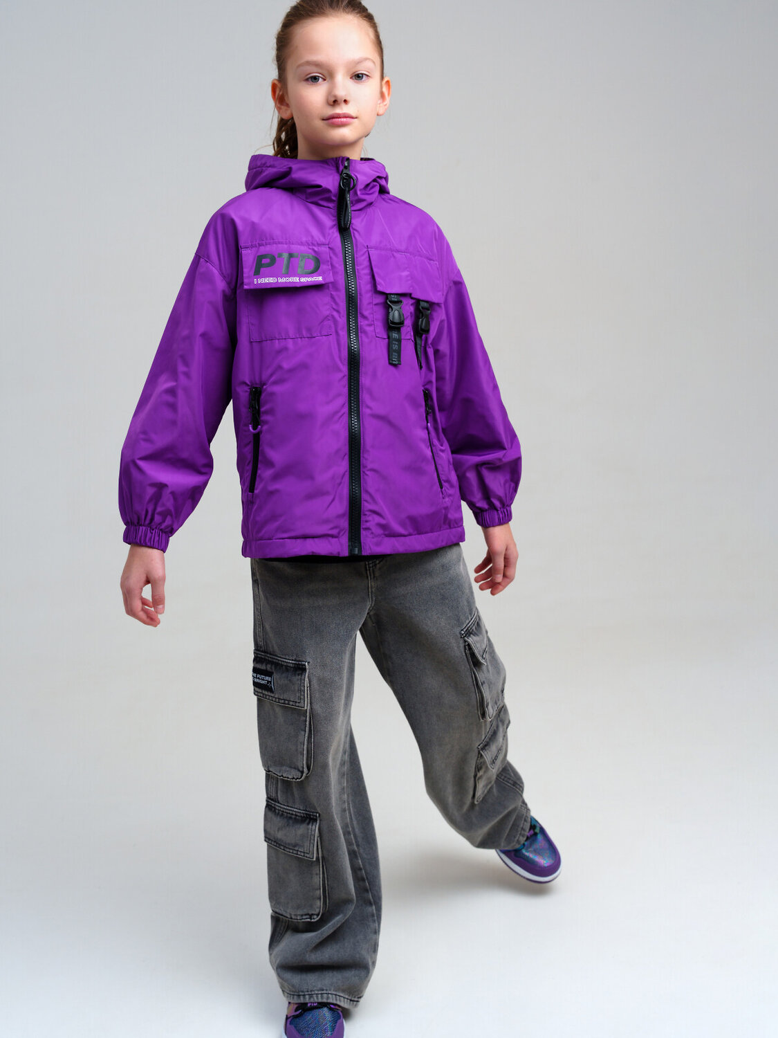 PLAYTODAY Куртка 578760 12521455 фиолетовый