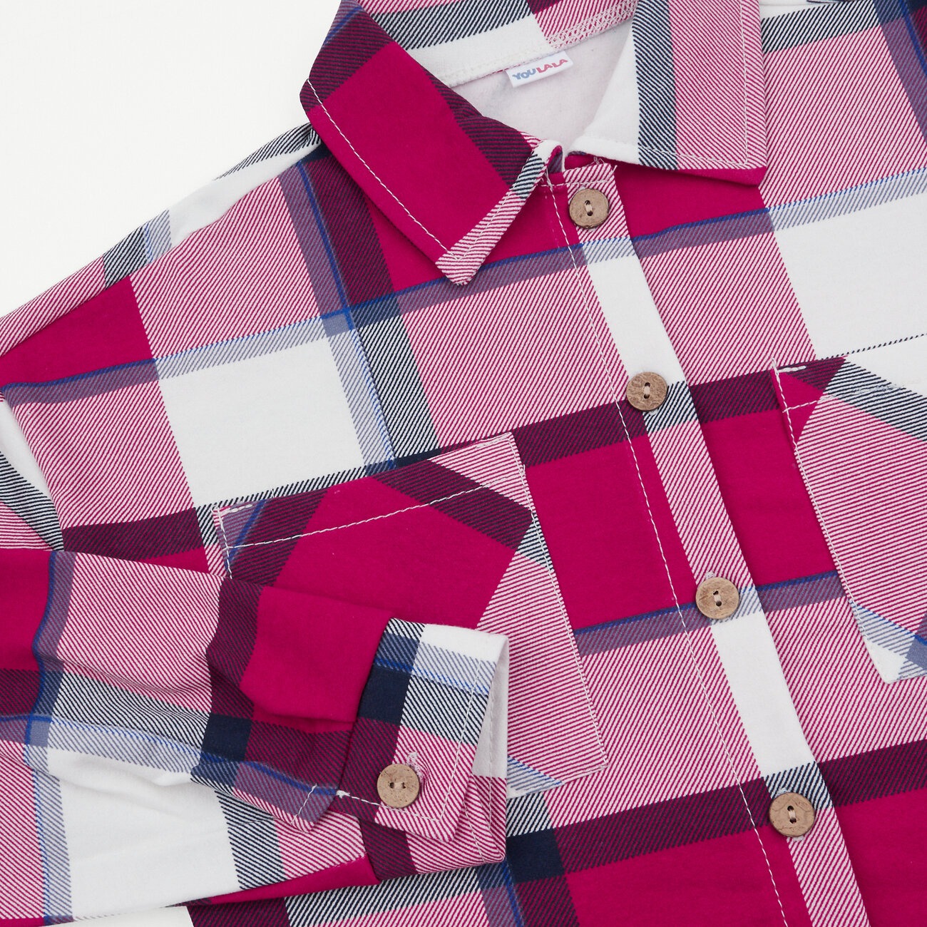 YOULALA Сорочка 578766 2030310101 малиновый