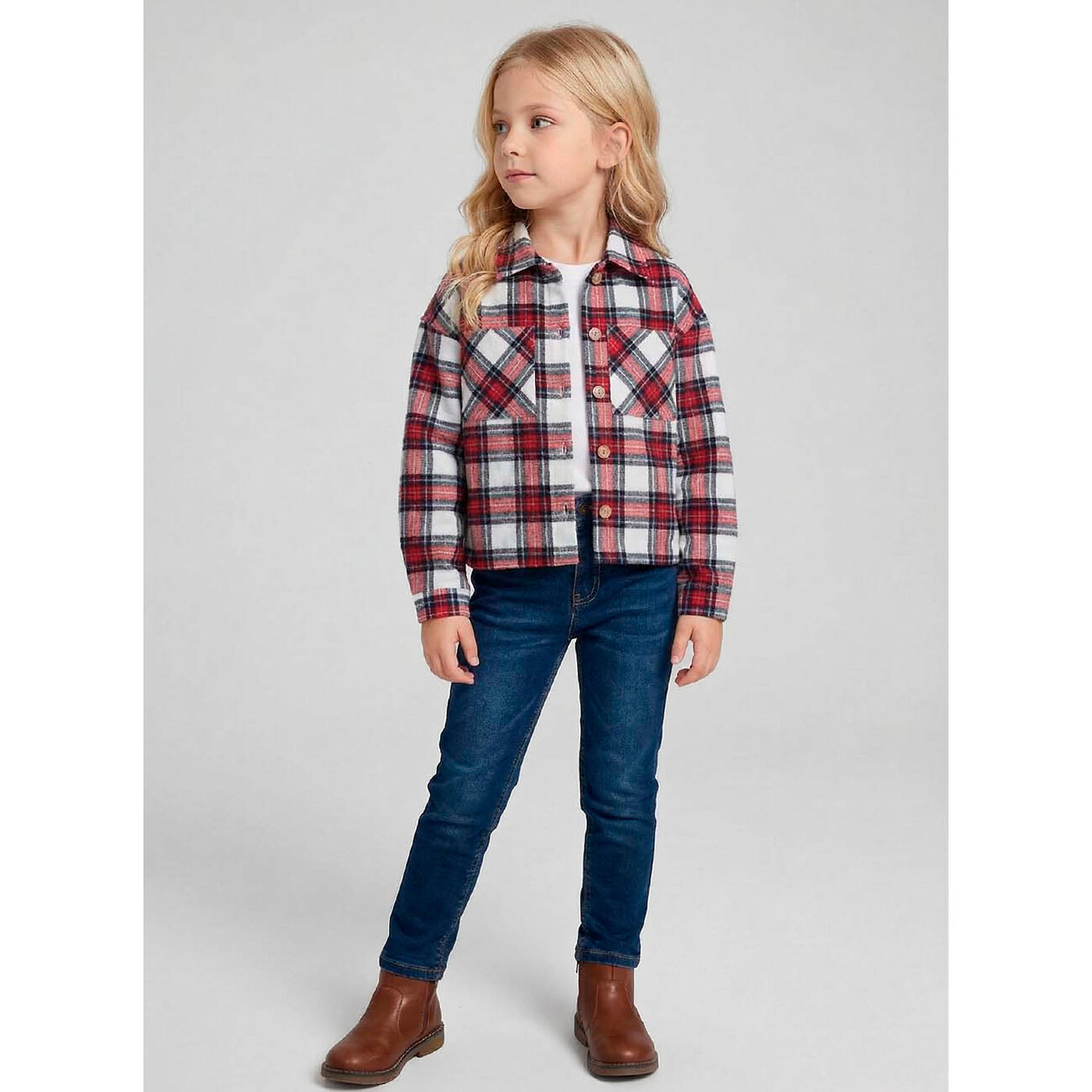 YOULALA Сорочка 578767 2030310102 красно-синий