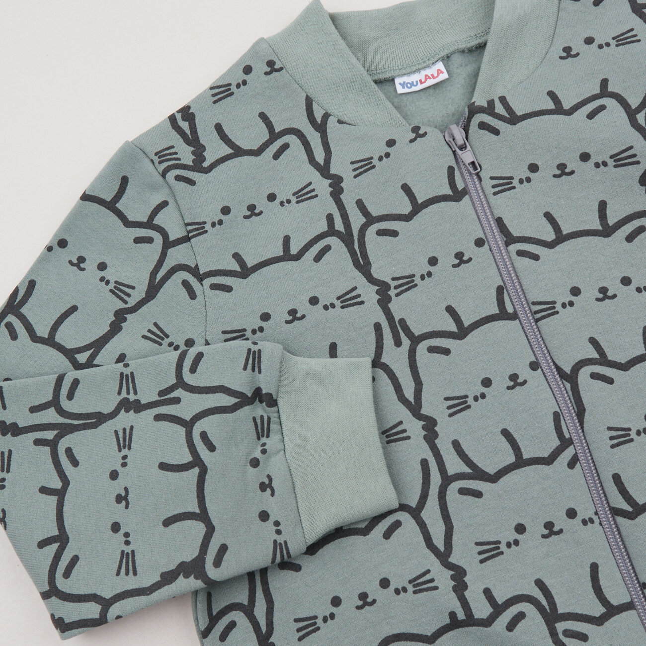 YOULALA Джемпер 578785 1802310202 серо-зеленый