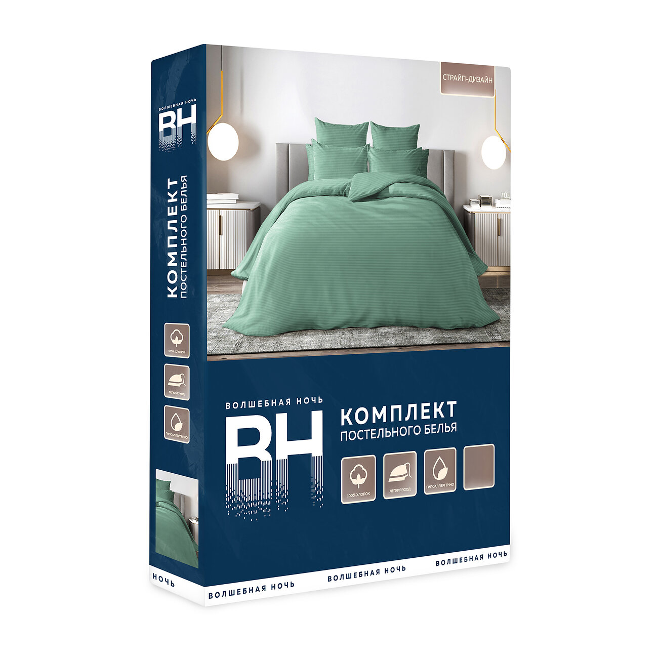 Волшебная Ночь Постельное белье 578794 933214 Malachite green