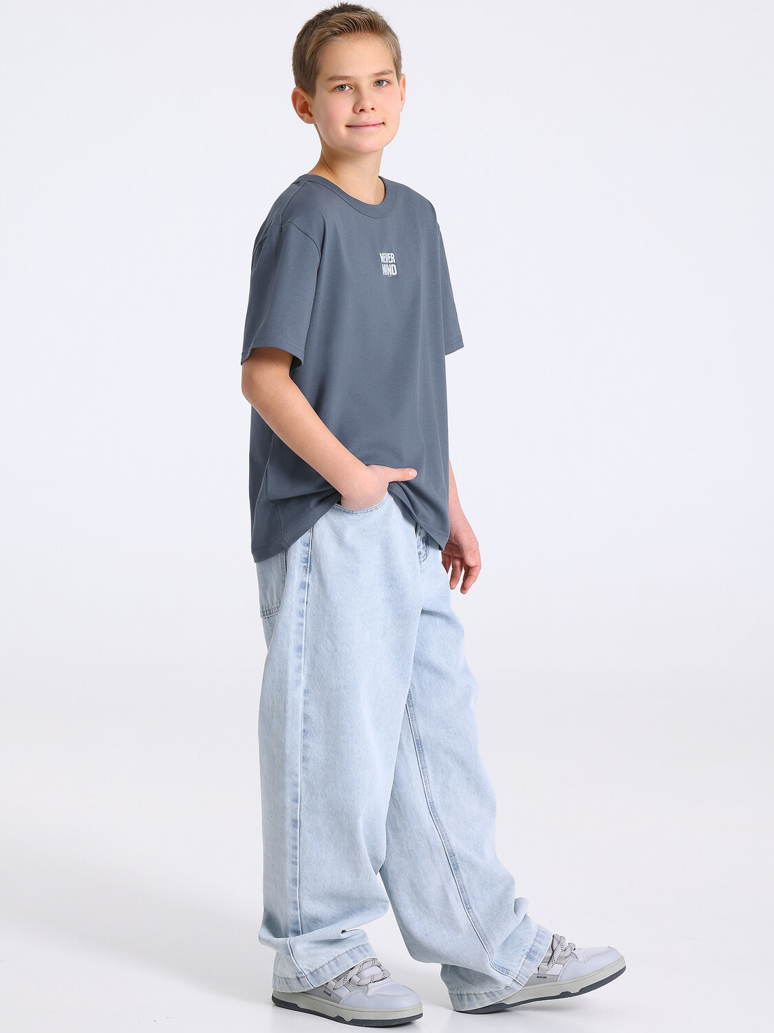 Апрель Футболка 578814 1ПДФК5030001 темно-серый