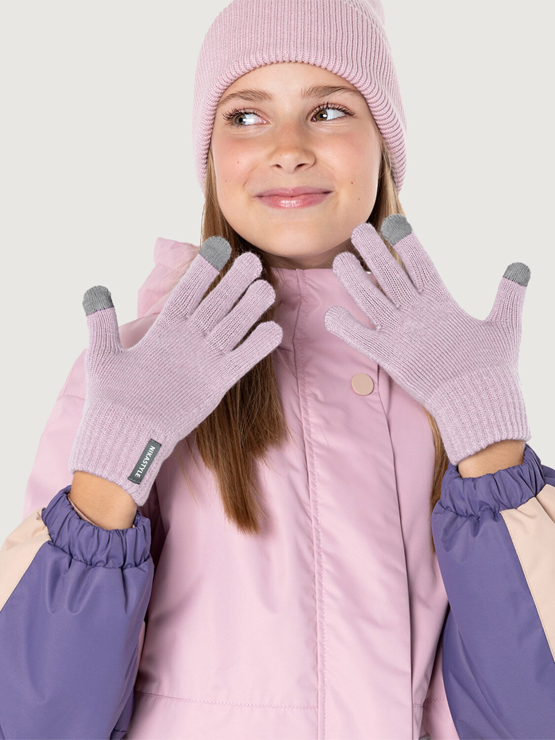 NIKASTYLE Перчатки 578835 15м22426 пудра